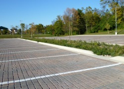 Permeable Paving Parking Lot at the Hubble Middle School