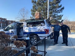 Toys for Tots 2019 - Loading up the toys at the Police Department