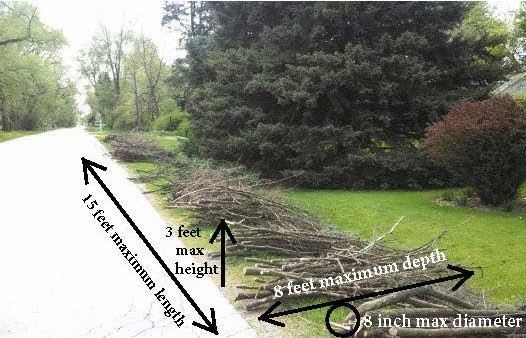 Photo of how to prepare brush piles