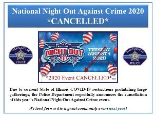 National Night Out 2020-Cancelled event