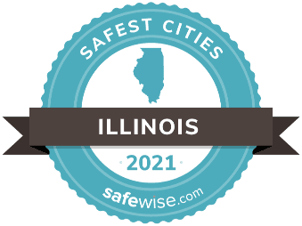 Safest Cities in Illinois 2021 Acknowledgment (Image)