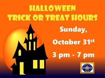 Halloween Trick or Treat Hours 2021 (image)