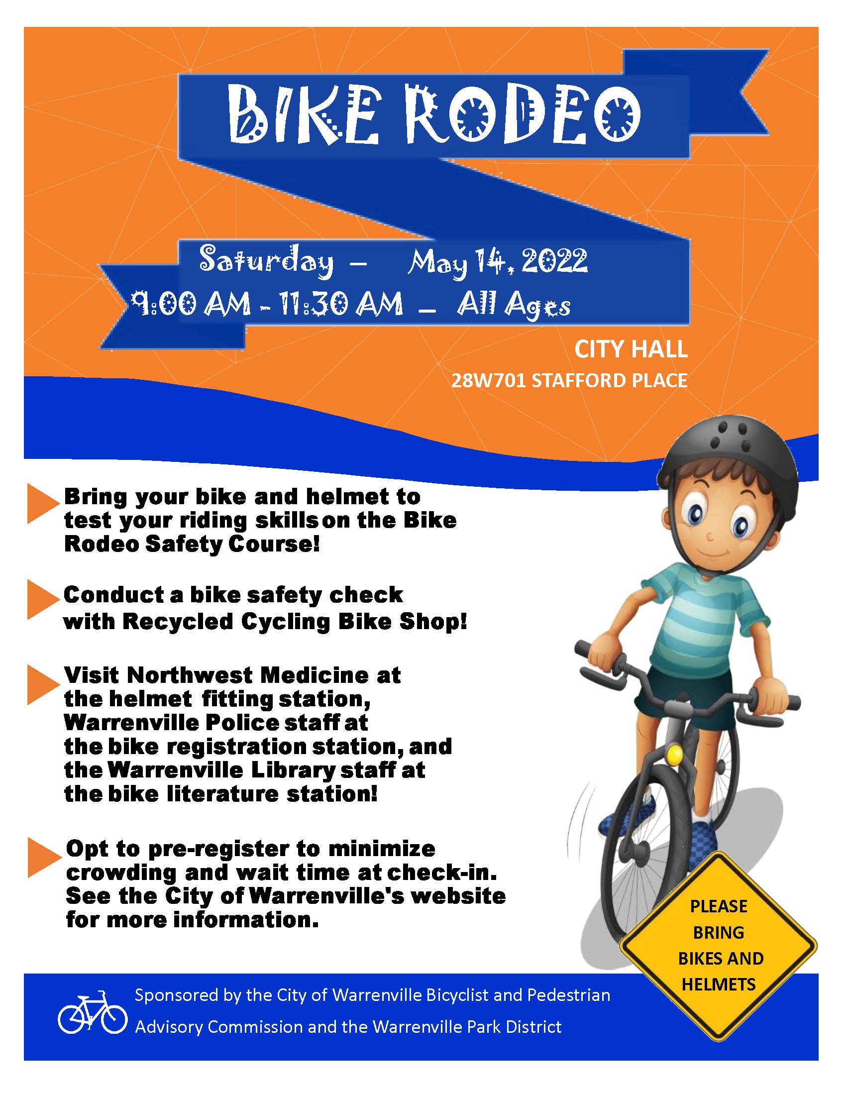 Bike Rodeo 2022 Poster 