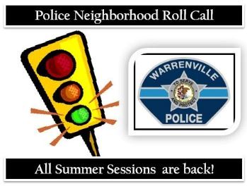 Police Neighborhood Roll Call Announcement (Image)