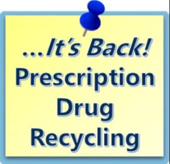 Prescription Drug Recycling - Back in Service note (Image)