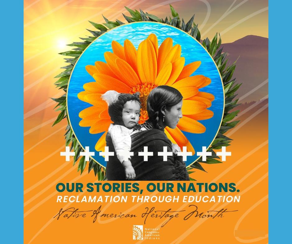 An image of two people for Native American Heritage Month 