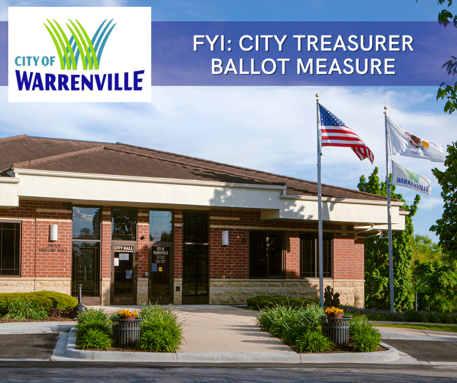 Photo of City Hall that says 