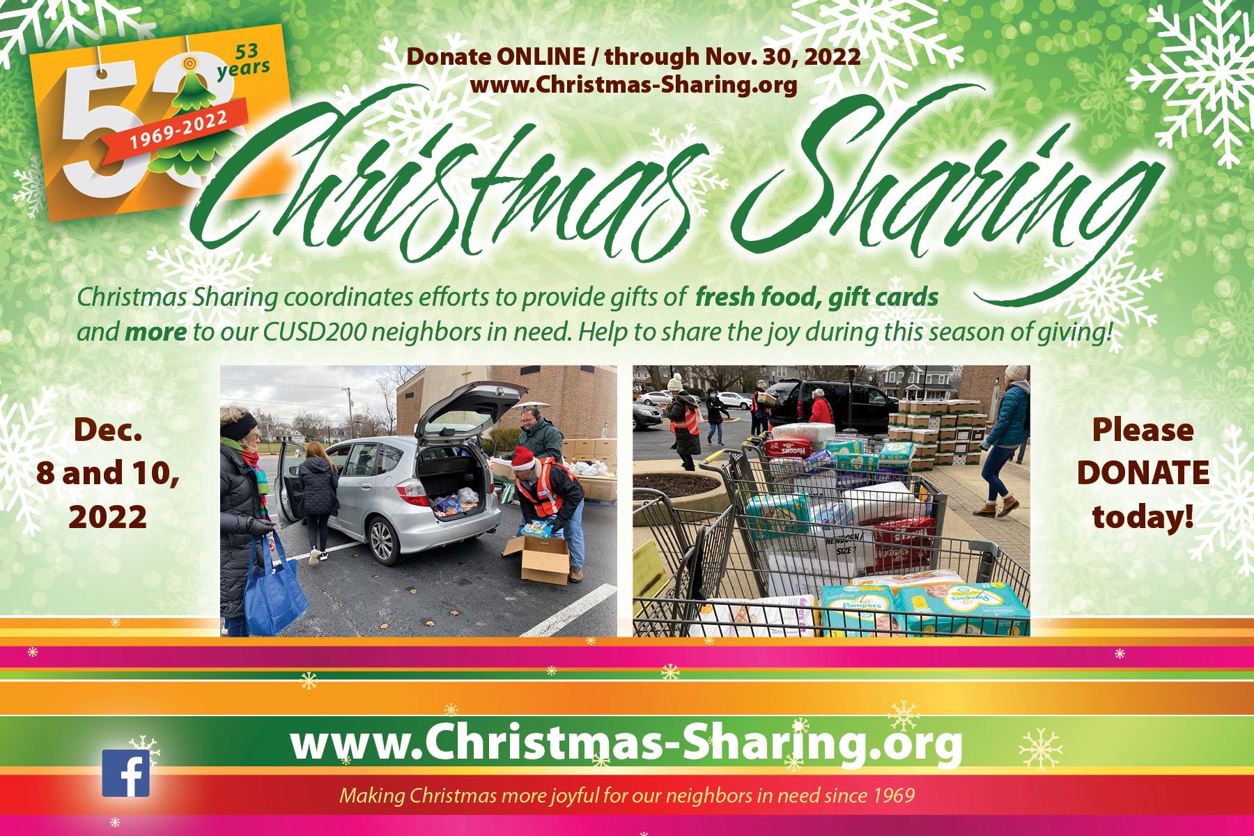 A graphic of a Christmas Tree that says 