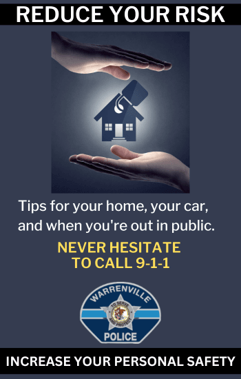 Reduce Your Risk safety reminder from Police