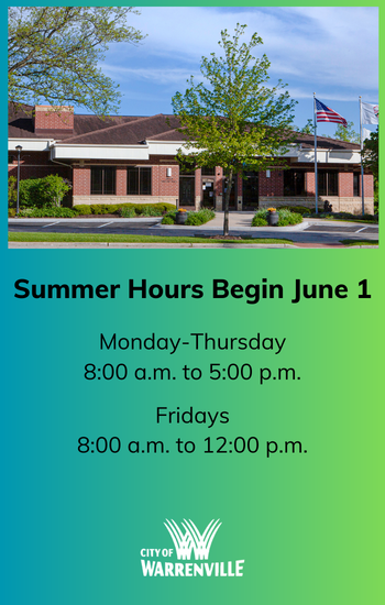 City Hall summer hours new web