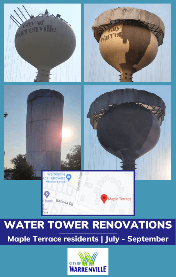 Country Ridge Drive water tower renovations update