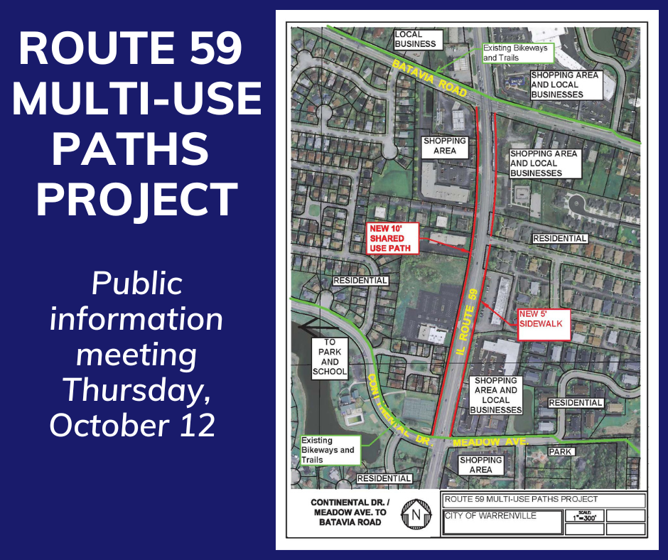 Route 59 Multi Paths Project public meeting October 12