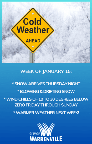 Winter chill warning update