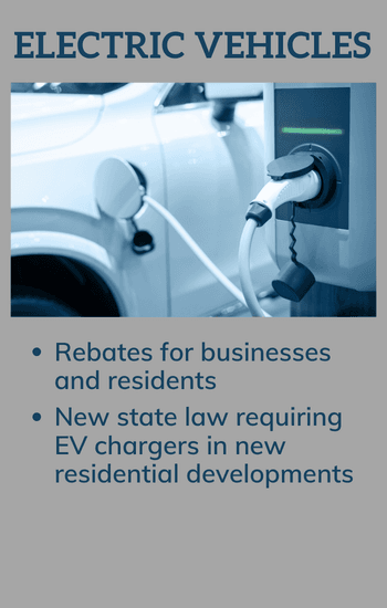 Electric vehicles rebates and new state law