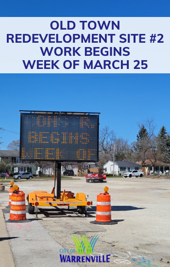 Old Town Construction Project Work March 25 2024