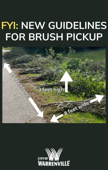 Brush pickup 2024 new guidelines for residents