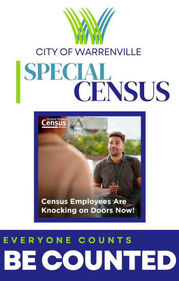 Special Census field workers go door-to-door