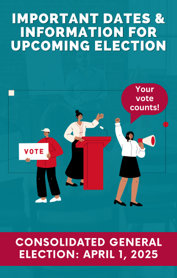 Information about the April 1, 2025 Consolidated Election
