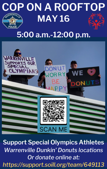 Cop on a Rooftop Special Olympics fundraiser May 16, 2025