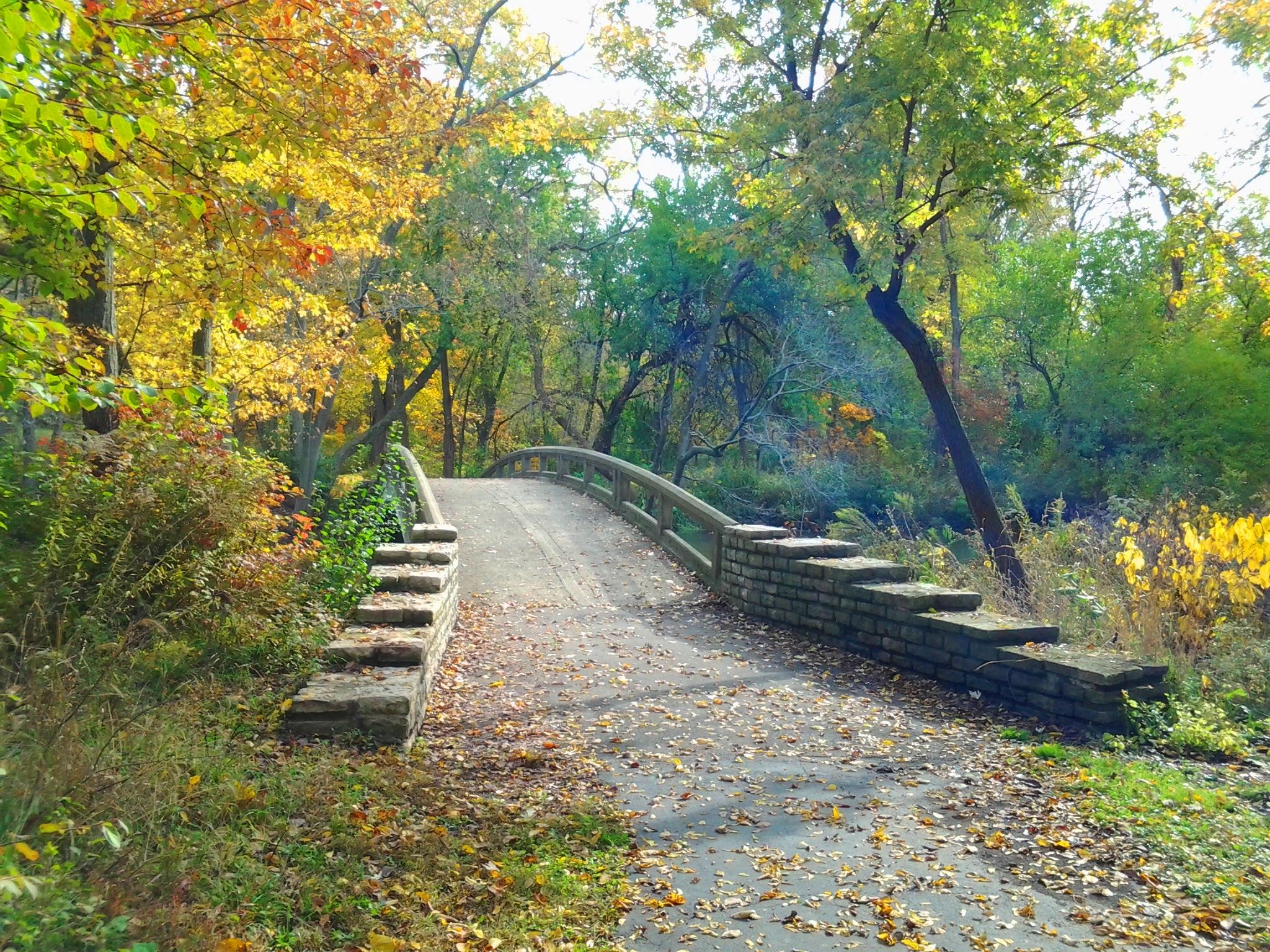 Image of path over bridge