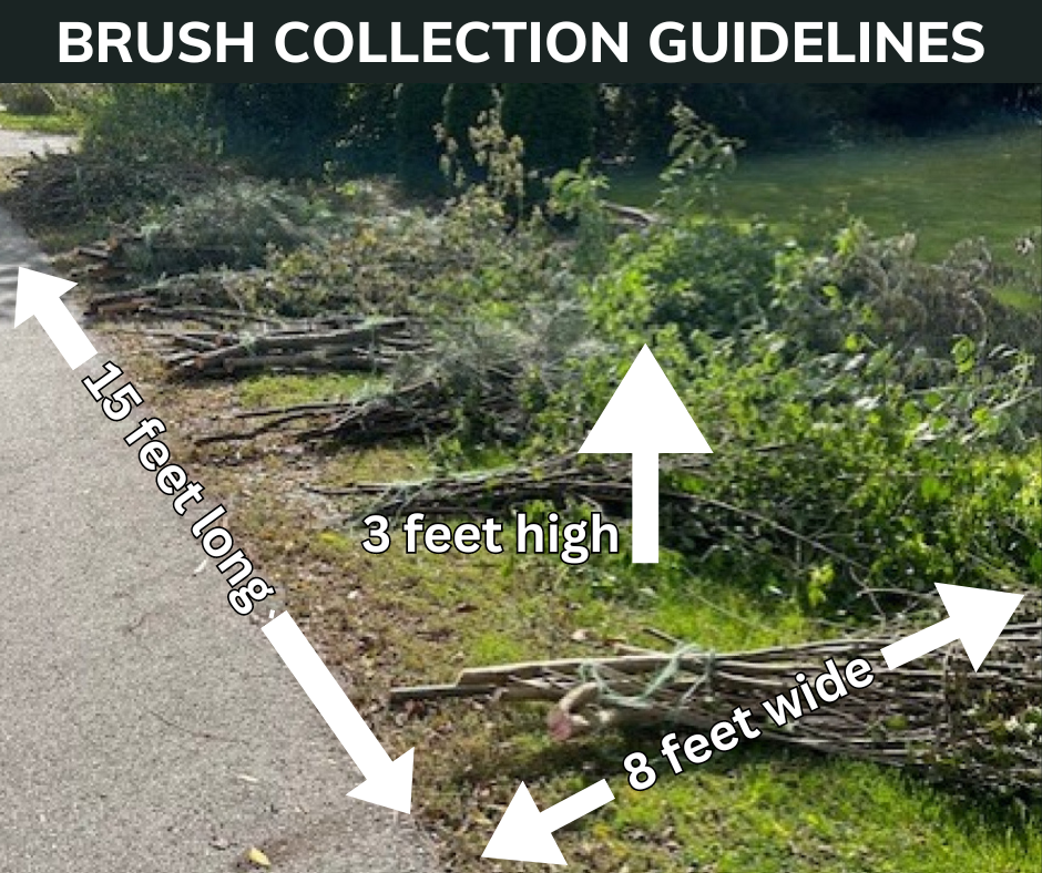 Brush pickup guidelines
